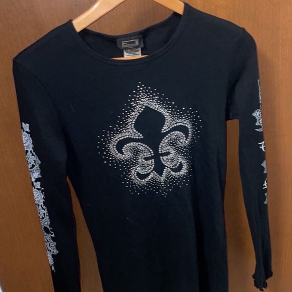 Y2K black longsleve - Picture 2 of 3